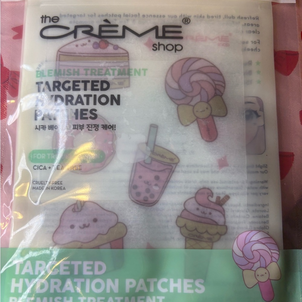 The Crème Shop Hydration Patches - Pink and White